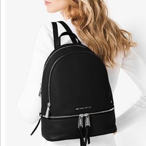 Michael Kors Rhea Medium Leather Backpack
